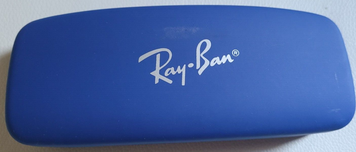Ray-Ban Glasses Hard Case Royal Blue Sunglasses Protection  display picture 2