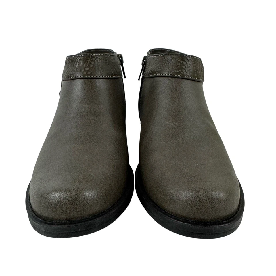 BOTINES AL TOBILLO EASY STREET NEPTUNE COMFORT WAVE GRIS NUEVOS SIN CAJA PARA MUJER TALLA 6.5WW Foto 3 de 4