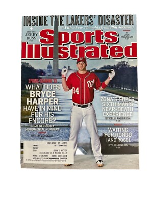WASHINGTON NATIONALS BRYCE HARPER 2013 SPORTS ILLUSTRATED LAKERS PHIL ...