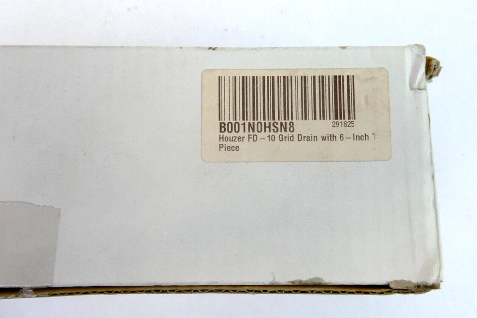 Caja abierta Houzer FD-10 rejilla drenaje con pieza de 6 pulgadas B001N0HSN8 pieza de baño Foto 3 de 4