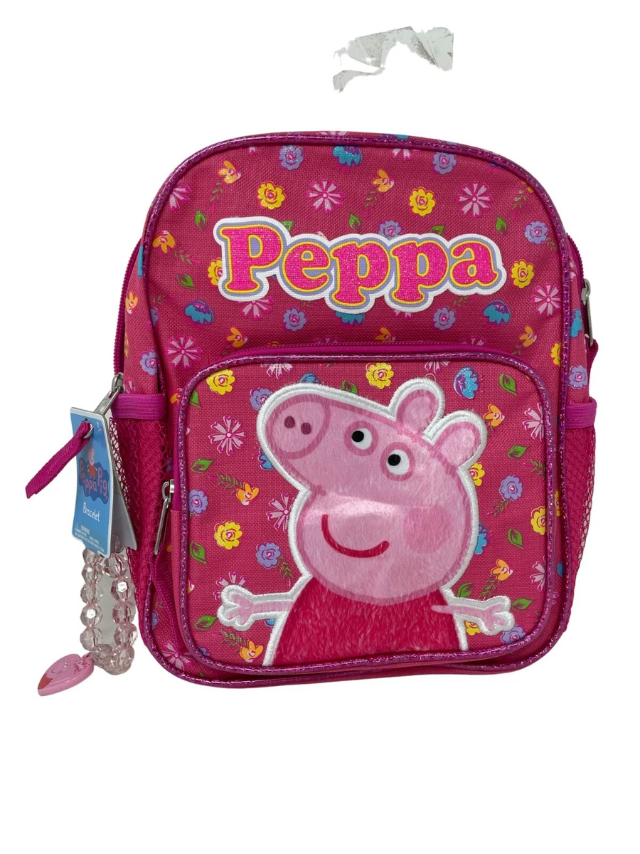 Peppa Pig Mini 10 inches Backpack Plus Bracelet