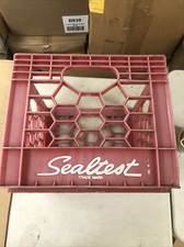 Sealtest milk crate vintage Plastic Made In USA Farm Decor Storage