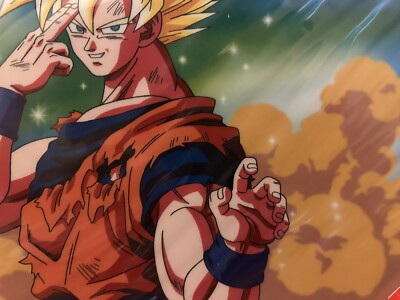 Dragon Ball Z Animation Cel Son Goku Art Sheet Akira