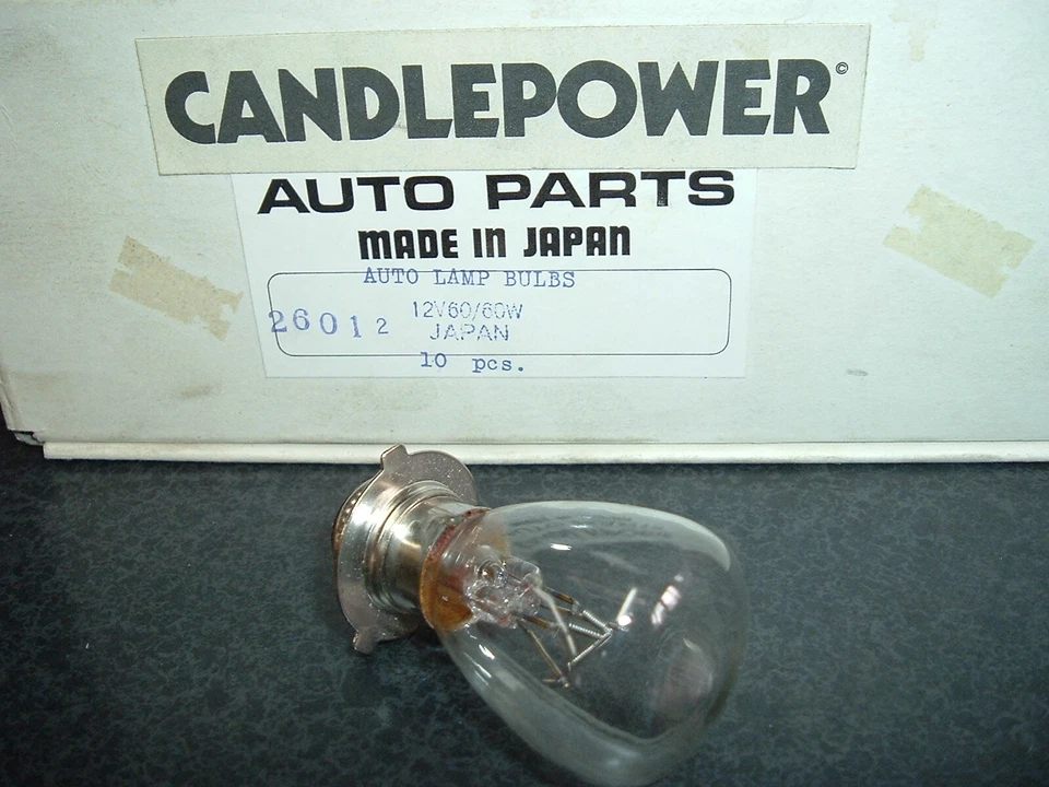 10 bombillas de faros altas/bajas Honda ATV 12V 60/60W Foto 2 de 3