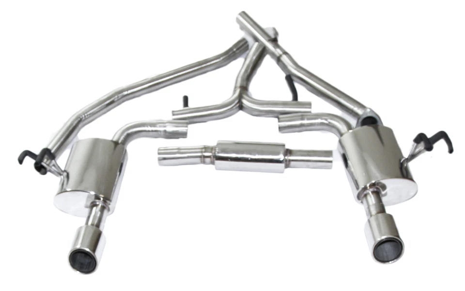 Escape doble SS para Honda Civic 2016-2018 sedán 1,5T tubo de 2,5" con punta de 4" Foto 3 de 4