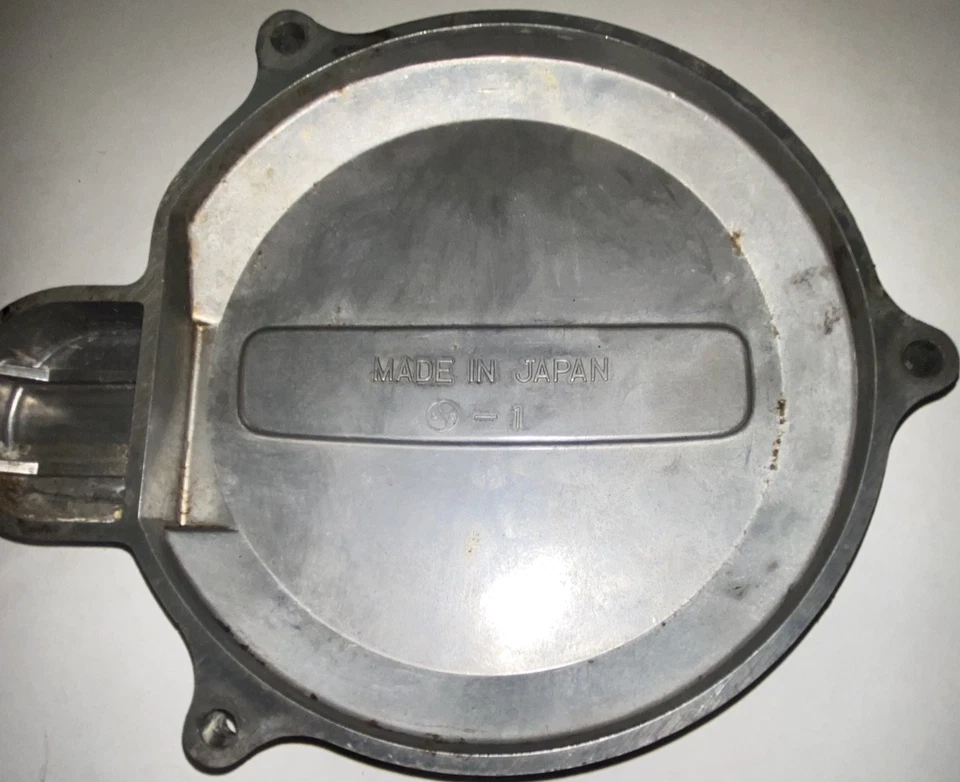 Kawasaki F7 175 1971 Enduro cubierta volante izquierda cubierta interior exterior vintage Foto 2 de 4