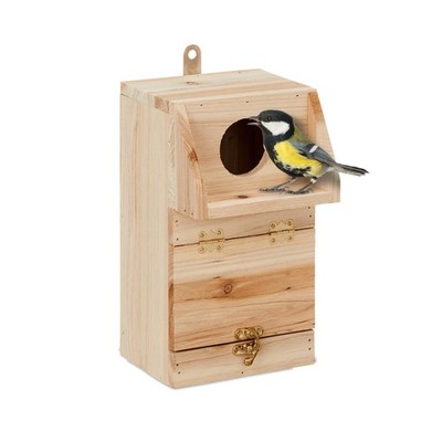 Nistkasten Vogelhaus zum Aufhängen Brutkasten aus Holz 5 cm (Einflugloch)