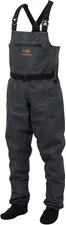 BASSDASH Men’s Denim Breathable Chest Waders Medium, 8-9, Black 