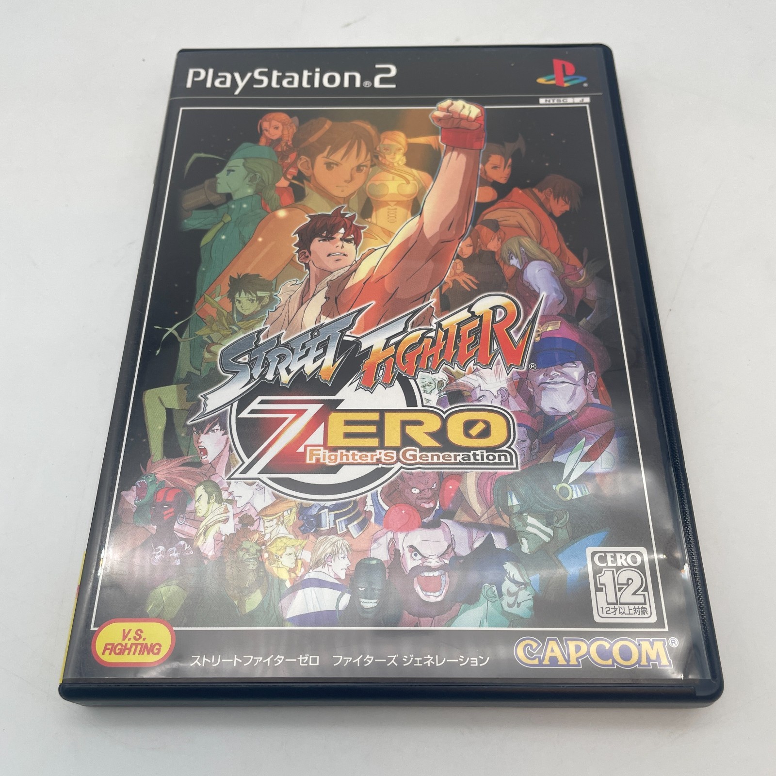 PS2 Street Fighter ZERO Fighters Generation CAPCOM PlayStation 2 Japan Import