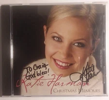 KATIE HARMAN CD CHRISTMAS MEMORIES MISS AMERICA 2002 AUTOGRAPHED NEAR MINT 