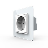 Livolo Ec Smarte Glas Steckdosen Steckdose Wandsteckdose Mit Glasrahmen Schuko