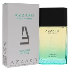 AZZARO POUR HOMME Cologne for Men 3.4 oz 100 ml Cologne Intense Spray NEW IN BOX