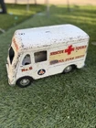 Vintage Tonka Rescue Squad Metro Van No. 5 - 1950’s Original Paint Pressed Steel