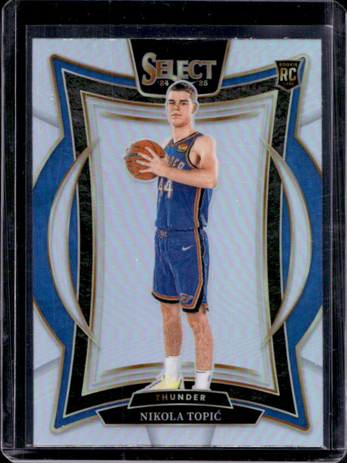2024-25 Panini Select Nikola Topic Concourse RC Silver Prizm Rookie #89 Thunder