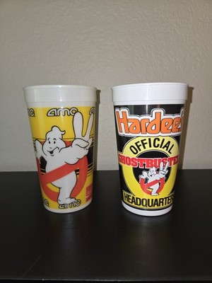 Vintage 1989 Ghostbusters 2 Hardee's & AMC Movie Promo Cups by Coca-Cola