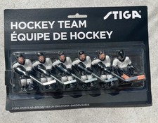 STIGA Eishockey Team Deutschland sehr selten schwarz/weiß + 3 Gummigriffe + Füss