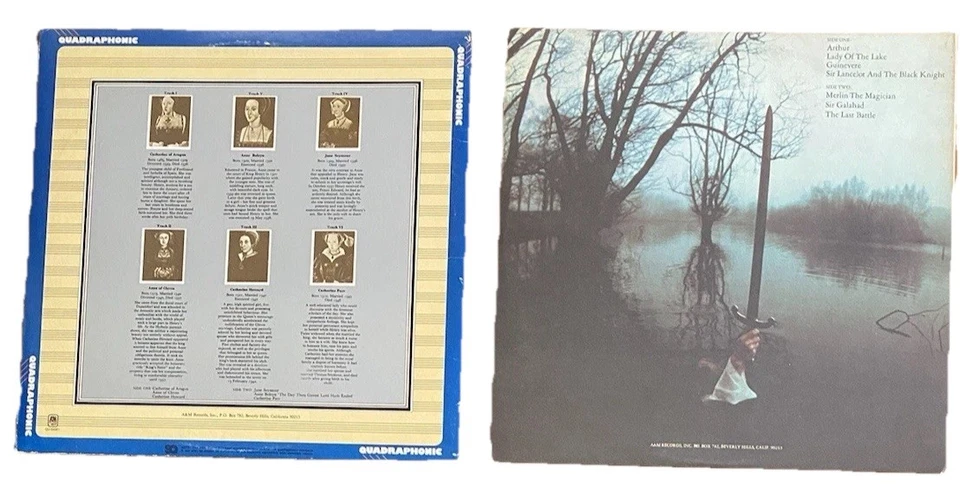 Rick Wakeman: 6 Wives Henry VIII (Quad), Arthur Knights Round Table *Ships Free - Image 2 of 4