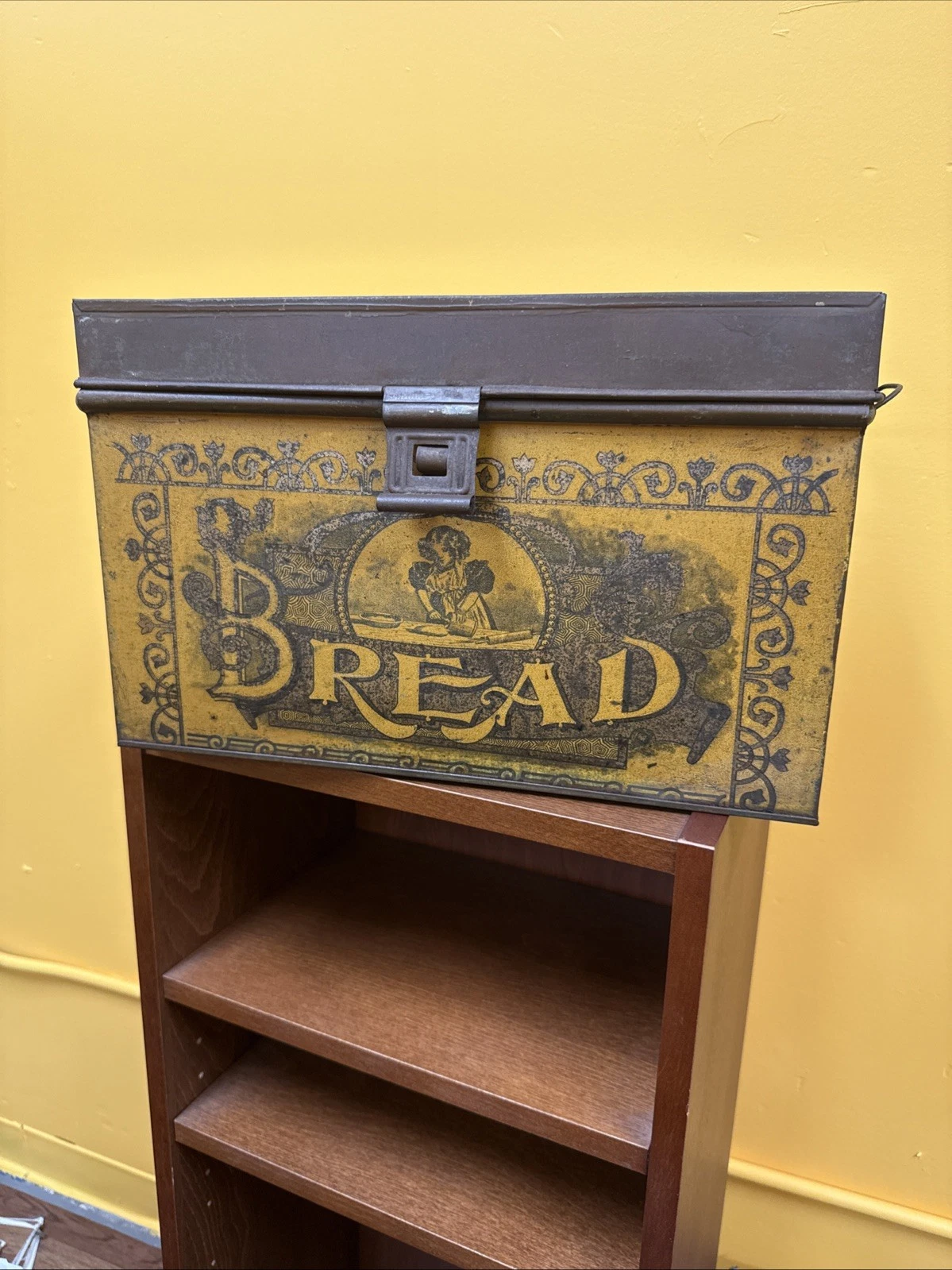 Antique Bread Tin Box