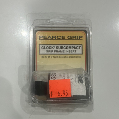 Pearce Grip Glock Subcompact Grip Frame Insert Polymer Black PG-GFISC