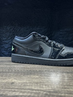 OPS　Nike Air Jordan 1 Low ブラック 27㎝ Nike Air Jordan 1 Low SE Shoes Black Anthracite Tour Yellow IM6568 シューズ(男性用)