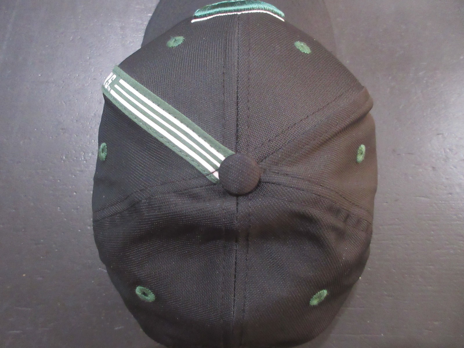 Michigan State Spartans Hat Cap Strap Back Black College Football Logo Mens view 5