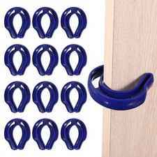 12 PCS Door Pinch Guard, Door Slam Stopper Finger Slam Preventer, Dark Blue