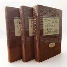 Byron: A Biography: 3 Vol. set (Leslie A. Marchand - 1957) -Very Good-
