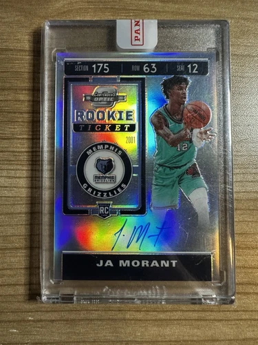 Ja Morant 2019-20 Panini Contenders Optic Rookie Auto Variation Grizzlies SEALED