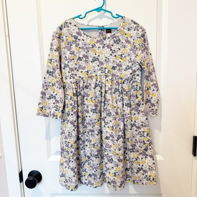 Tea Collection Girls Floral Dress Size 8 Transitional 3/4 Sleeve NWOT