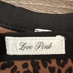 Pink By Victoria&rsquo;s Secret Xs Leopard Love, Pink Thong Panties