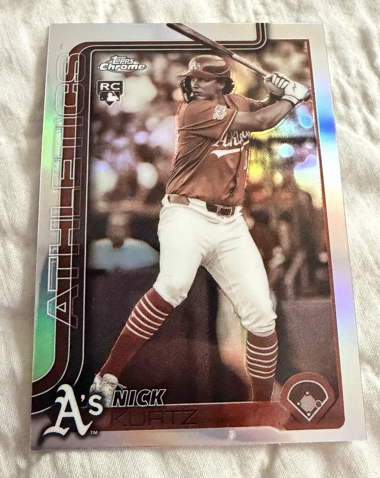 Nick Kurtz 2025 Topps Chrome Update #USC178 Sepia Refractor Price
