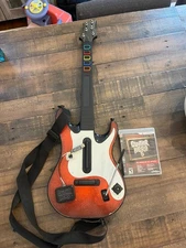 Guitar Hero 5 Band Hero PS2 PS3 Wireless Guitar 95893.805 w/ Dongle, Game &Strap