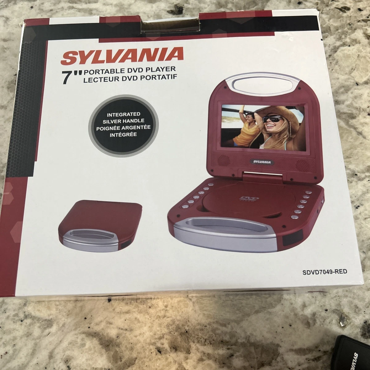 Red DVD & Blu-ray Players 5.0-7.9 in Screen for sale | eBay