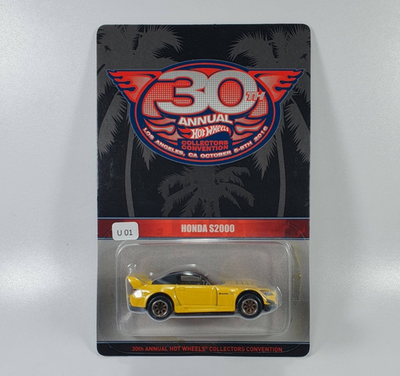 CRACKED BLISTER - Hot Wheels 30th Convention Honda S2000 Yellow