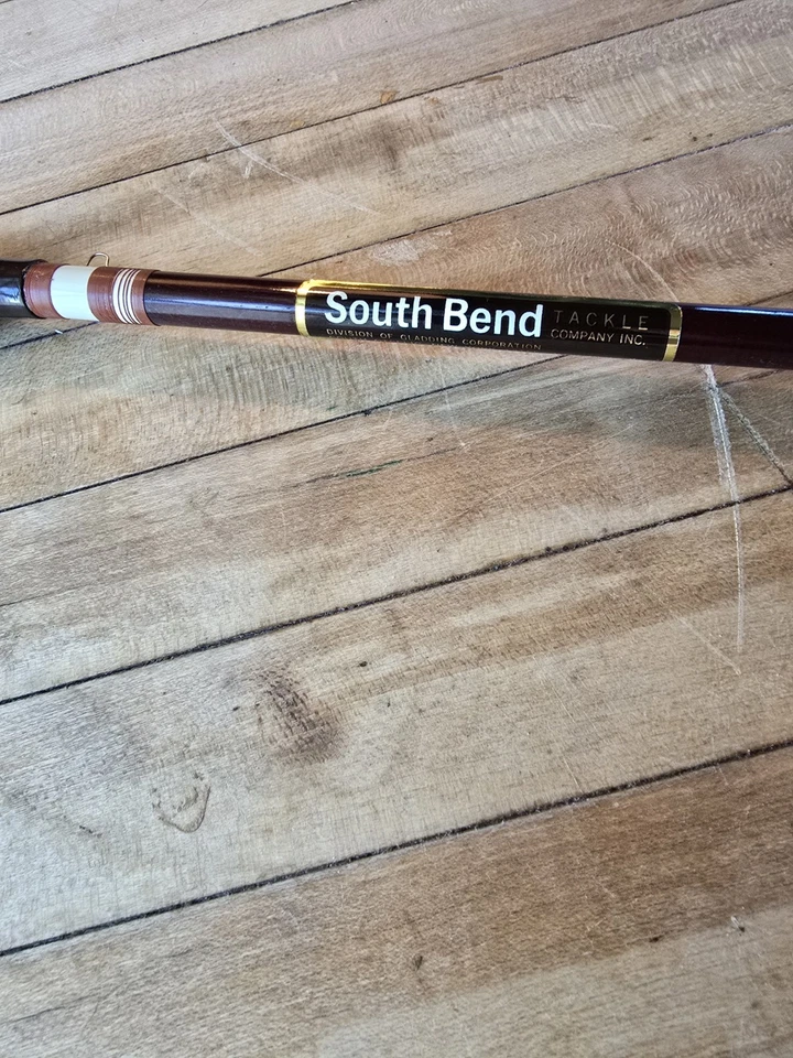 Caña de mosca personalizada South Bend modelo #35486 8’4” ¡Excelente estado! Foto 3 de 4