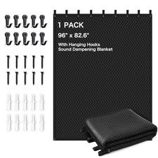 Aodyow Extra Large Sound Dampening Blanket,96"x 80" Absorbing 1 PACK