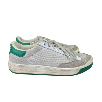 Adidas Rod Laver Vintage Tennis Shoes Sneakers Mens Size Green White 