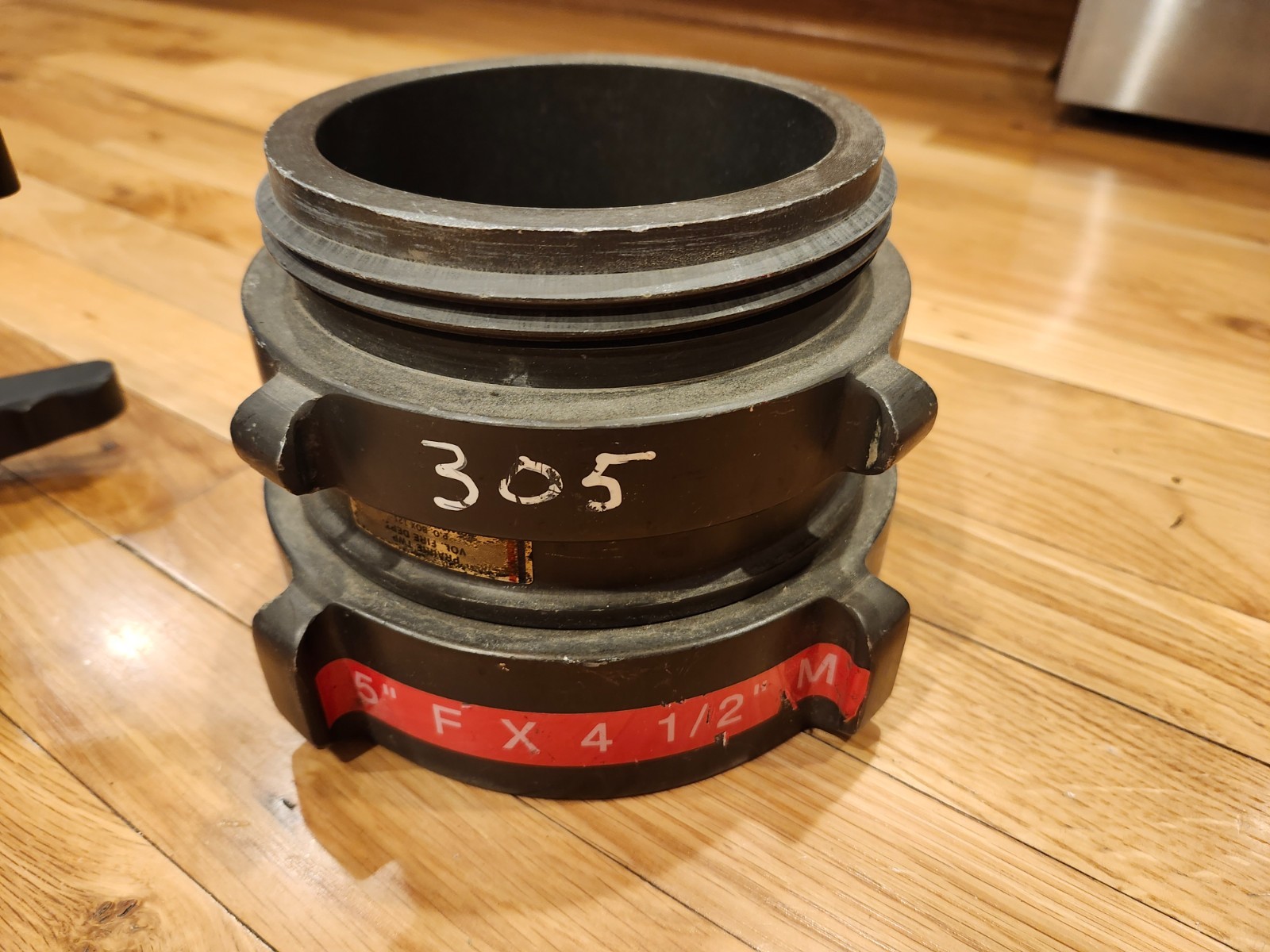 5" FM x 4-1/2" M Fire Hose, Fire Engine Fitting Swivel