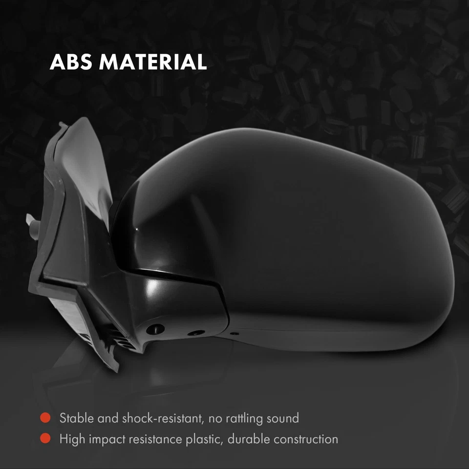 2x Espejo retrovisor delantero plegable manual negro liso para Suzuki Grand Vitara 01-05 Foto 3 de 4