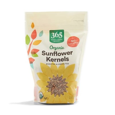 Organic Roasted Sunflower Kernels 12 oz - Perfect for Healthy Snacking & Baking