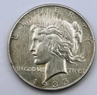 1935 Peace Dollar 90% Silver .900 USA Coin VF Details Very Fine