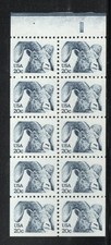 ALLY S STAMPS US Scott #1949a 20c Ram B/P [10] MNH F/VF [BP-24c]