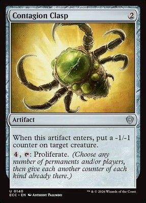 Contagion Clasp 140 NM Lorwyn Eclipsed Commander MTG