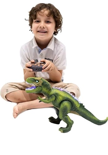 Roboter Dinosaurier Spielzeug für Kinder Jungen 3+ Big T Rex Dinosaurier Spielzeug mit Licht und Realis - Bild 5 von 6