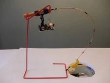 WINTER SPECIAL-ICE FISHING HOOKSETTING TIP UPS-3 QUICKSETS FOR $10