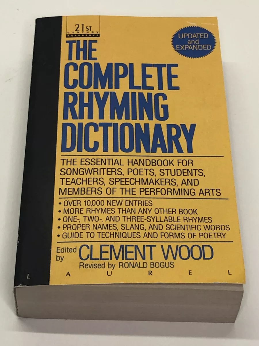 Clement Wood The Complete Rhyming Dictionary Revised PDF