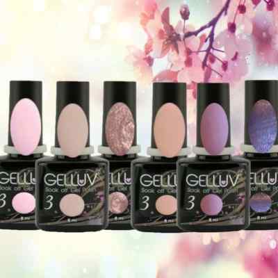 Gelluv Soak Off Gel Nagellack 8 ml Flasche Spring Collection Sortiment. Vollsortiment
