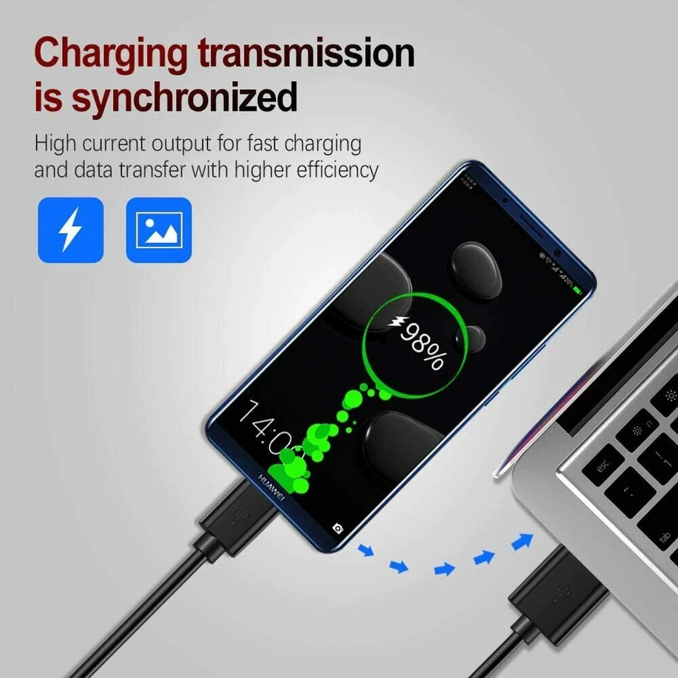 For Nokia 3.4 / X20 / G20 / G10 / X10 Type C Cable Fast Charger Cable for NOKIA - Image 2 of 4