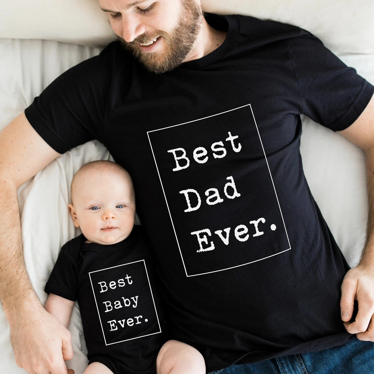 dad and baby matching