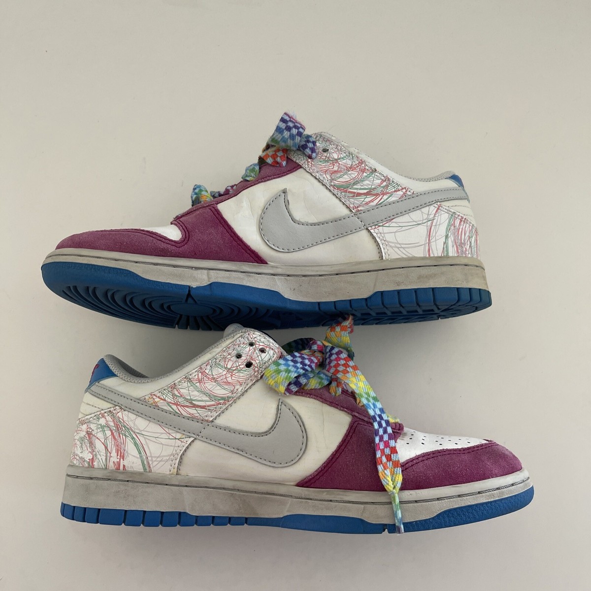 2008 Nike Dunk Low 6.0 'RAVE Pink' Women's Size 8 (314141 2008 Nike Dunk Low 6.0 'RAVE Pink' Women's Size 8 (314141